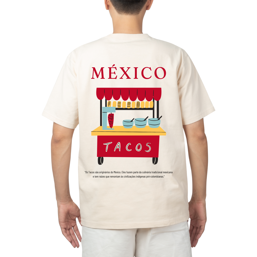 Camiseta Oversized Tacos