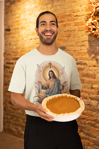 Camiseta Oversized Amor e Paz - Inspirada em Jesus