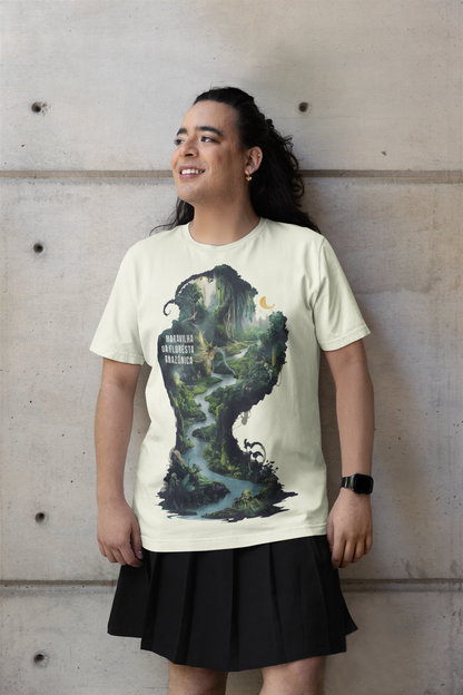 Camiseta Oversized Aventura na Floresta Amazônica