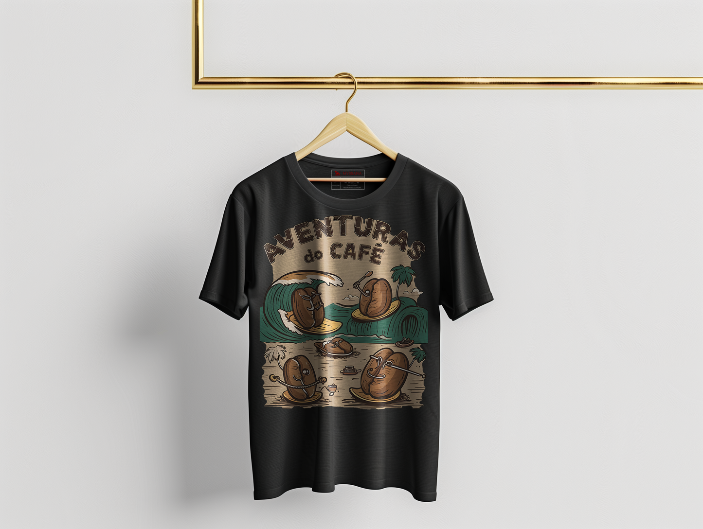 Camiseta Oversized Aventuras do Café