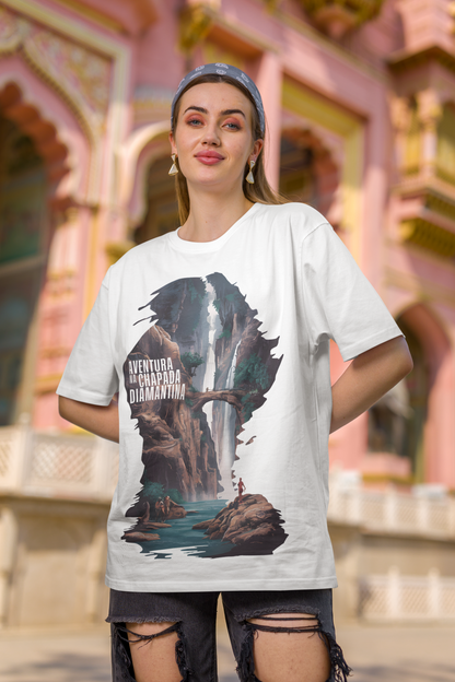 Camiseta Oversized Aventura na Chapada Diamantina