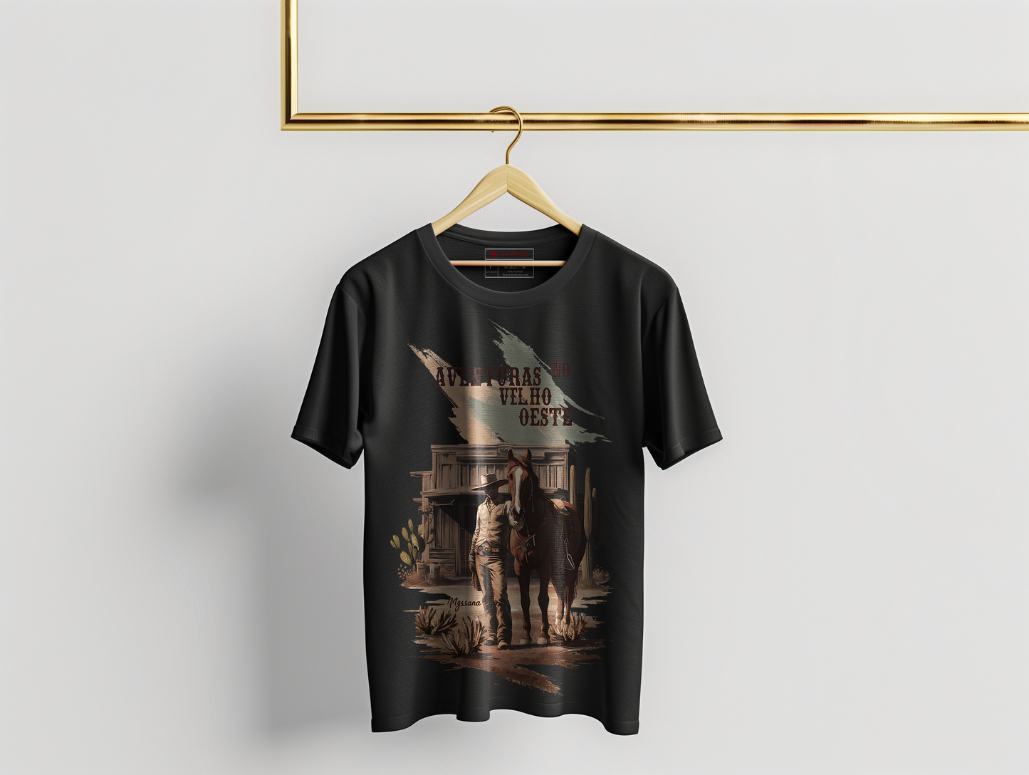 Camiseta Oversized Aventuras no Velho Oeste