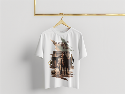 Camiseta Oversized Aventuras no Velho Oeste