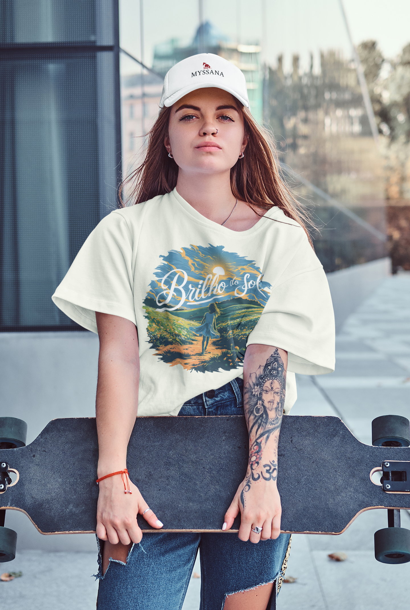 Camiseta Oversized Brilho do Sol