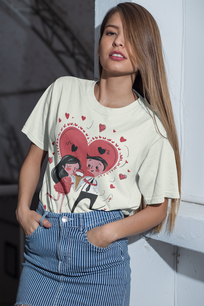 Camiseta Oversized Amor Doce