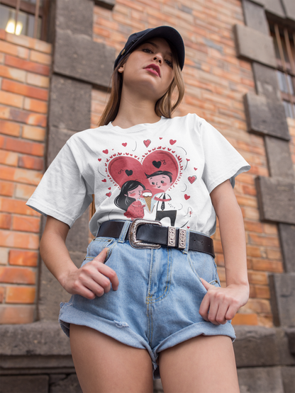 Camiseta Oversized Amor Doce