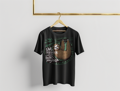 Camiseta Oversized Dia de Preguiça