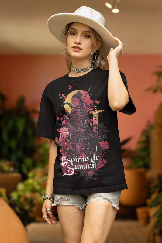 Camiseta Oversized Espírito de Samurai