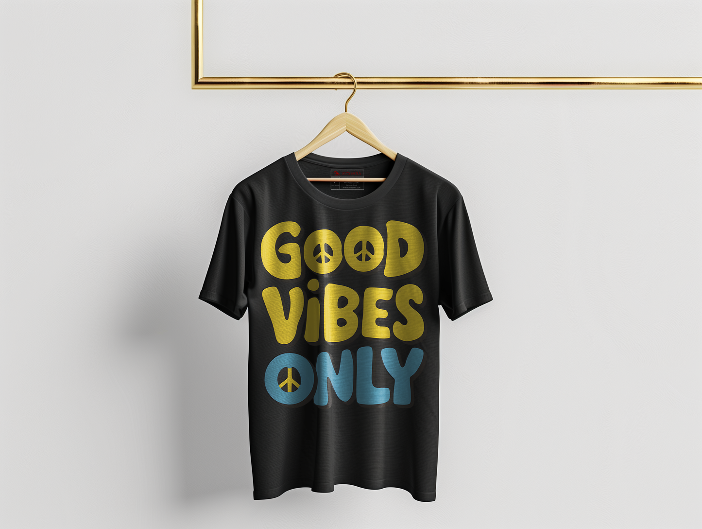 Camiseta Oversized Good Vibes Only