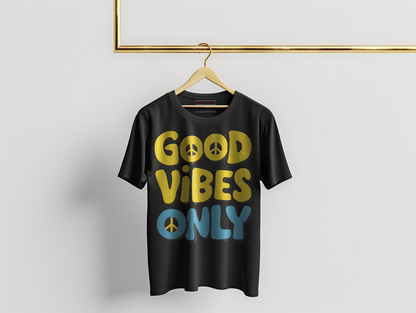 Camiseta Oversized Good Vibes Only