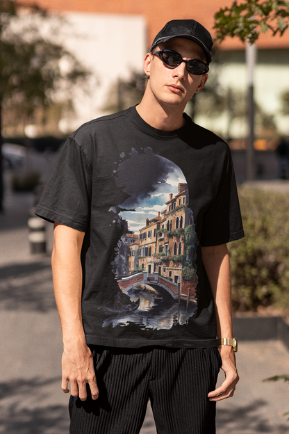 Camiseta Oversized Serenata Veneziana