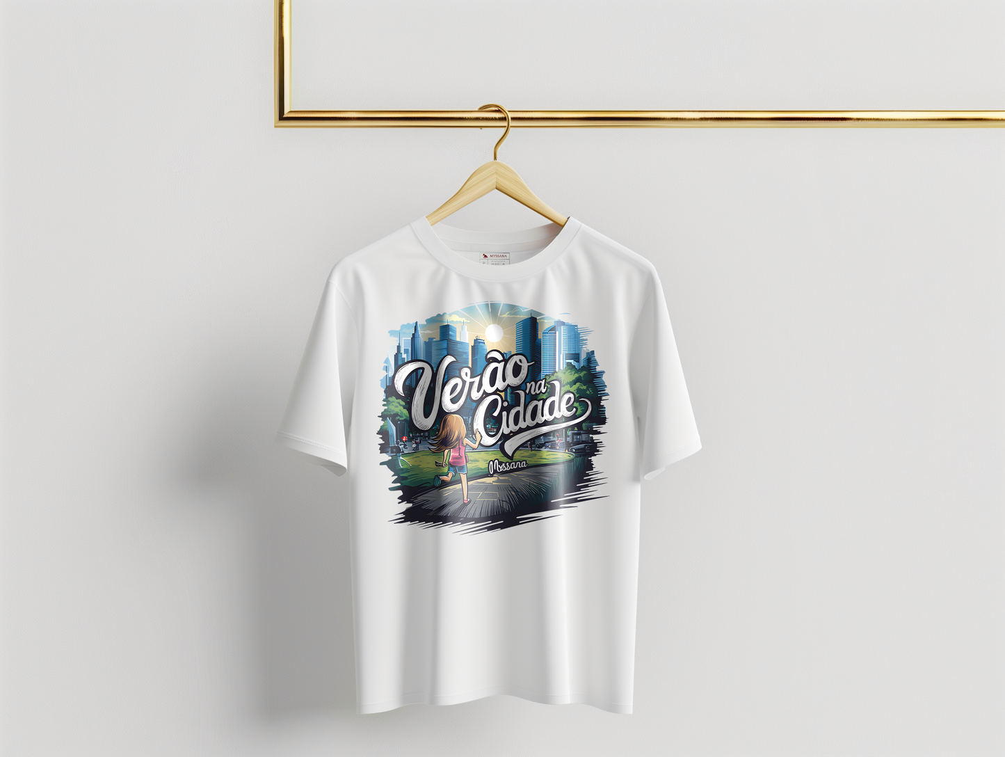 Camiseta Oversized Verão na Cidade